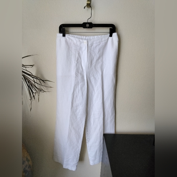 Eileen Fisher Women's Linen Trouser Pants Size S Business Casual - Picture 1 of 8